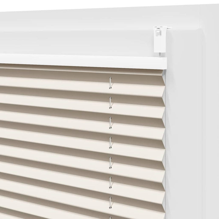 Plisseret blind 90x125 cm creme