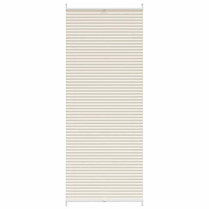 Plisseret blind 90x200 cm creme