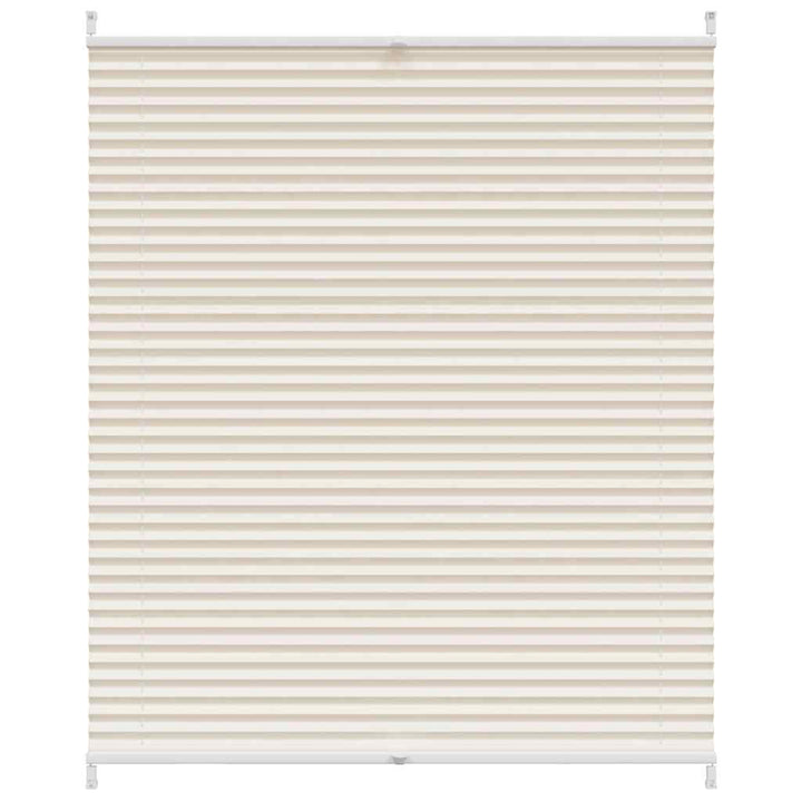 Plisseret blind 100x125 cm creme