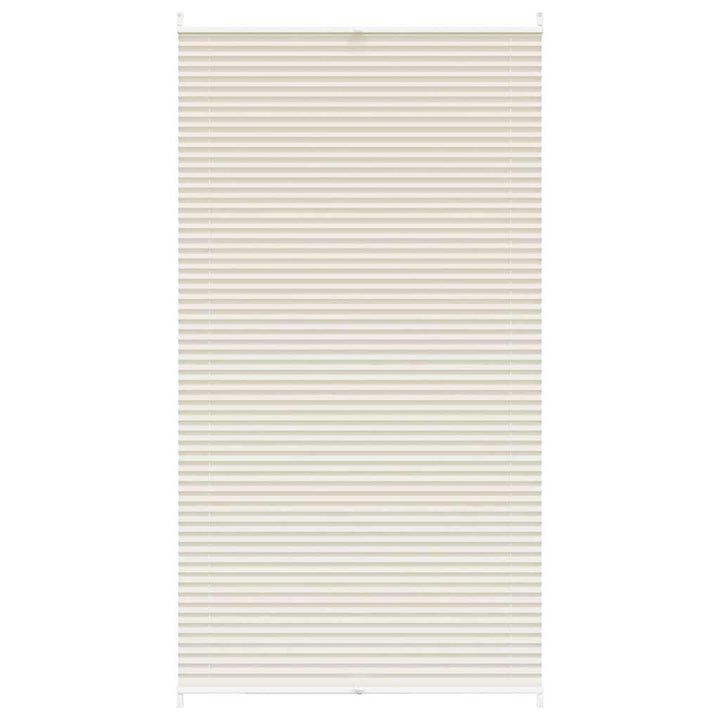 Plisseret blind 100x200 cm creme