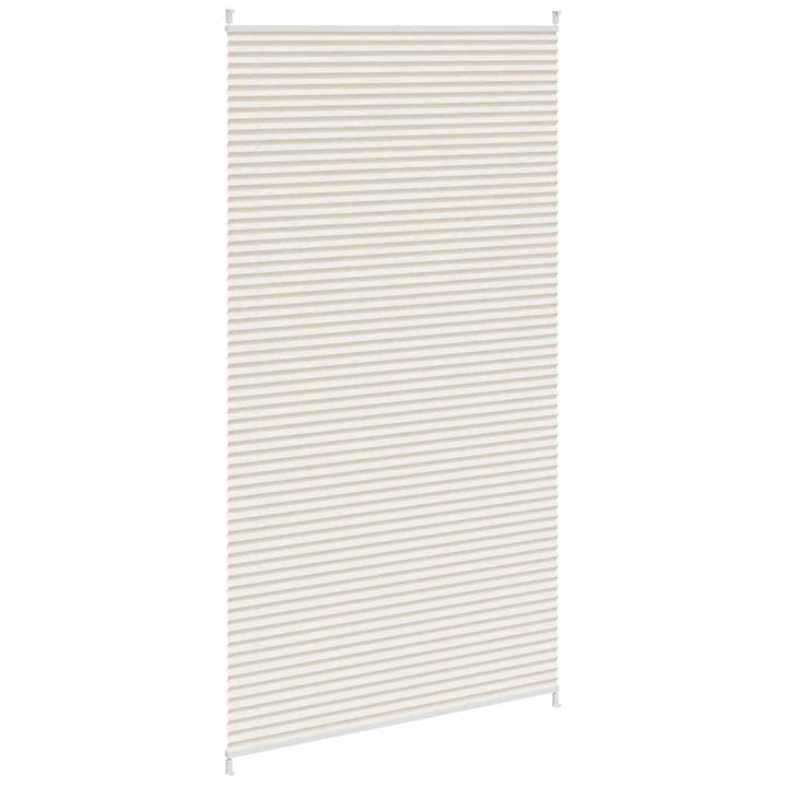 Plisseret blind 100x200 cm creme