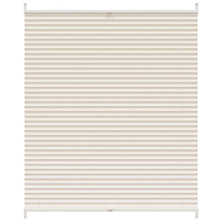 Plisseret blind 110x100 cm creme