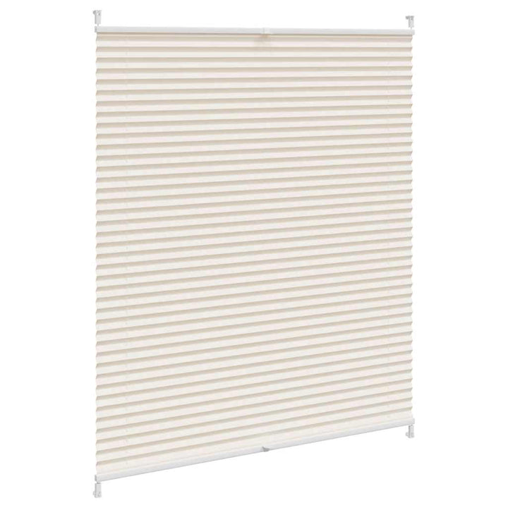 Plisseret blind 110x100 cm creme