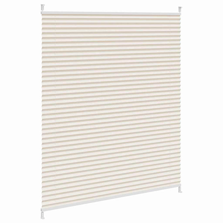 Plisseret blind 110x100 cm creme