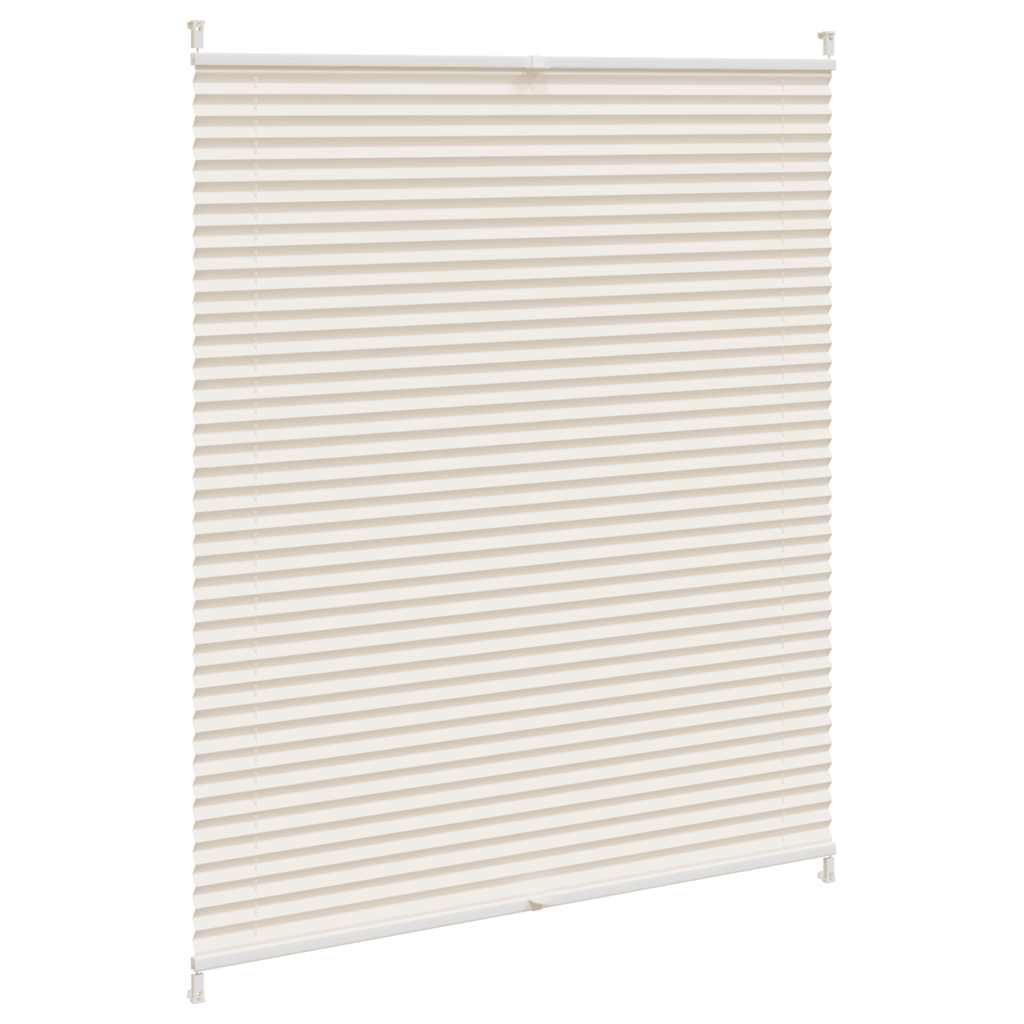 Plisseret blind 110x125 cm creme