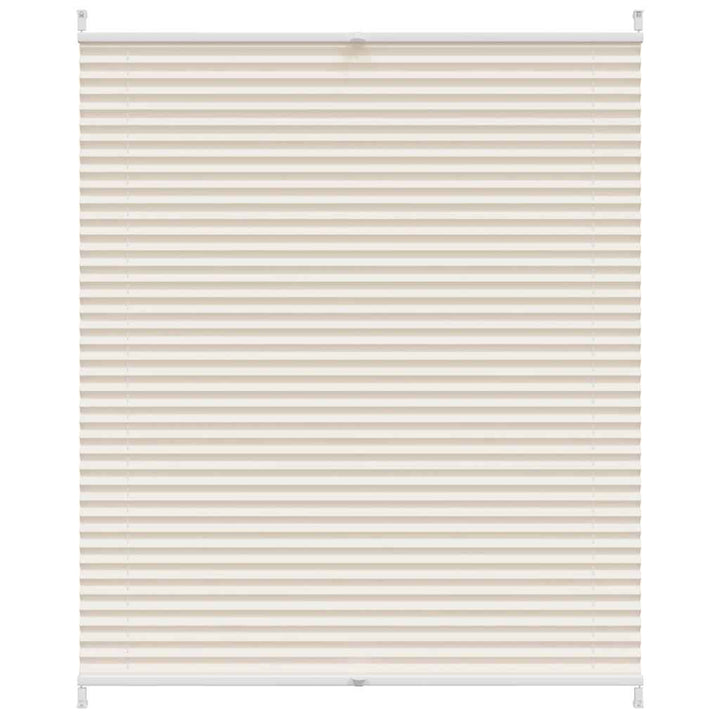 Plisseret blind 110x150 cm creme