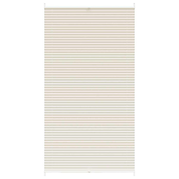 Plisseret blind 110x200 cm creme