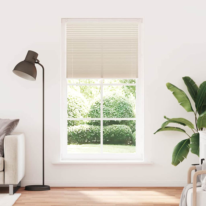 Plisseret blind 110x200 cm creme