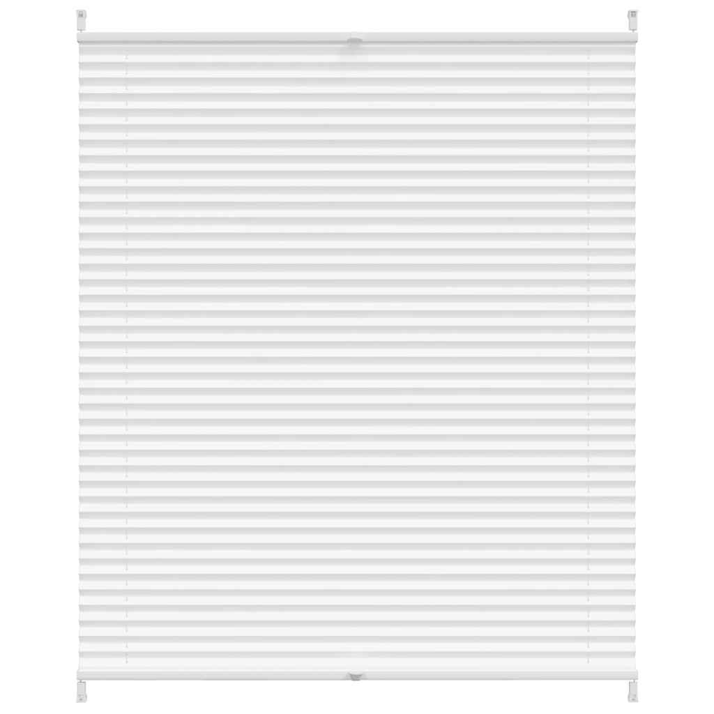Plisseret blind 110x150 cm hvid