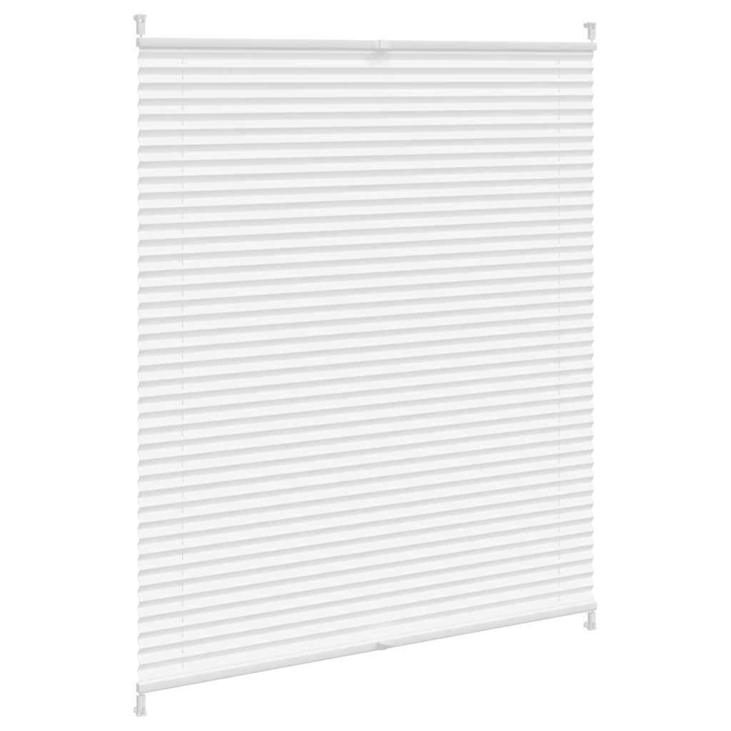 Plisseret blind 110x150 cm hvid