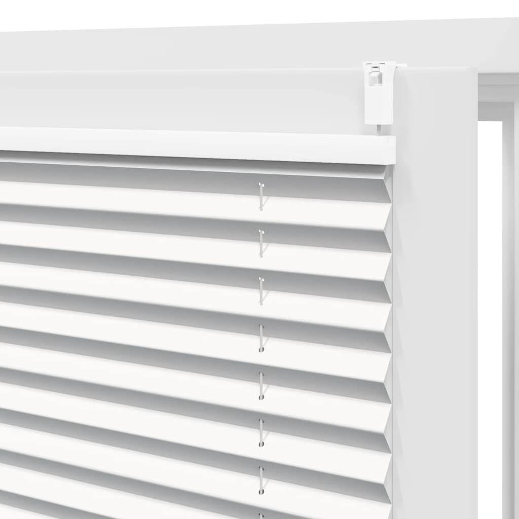Plisseret blind 110x150 cm hvid