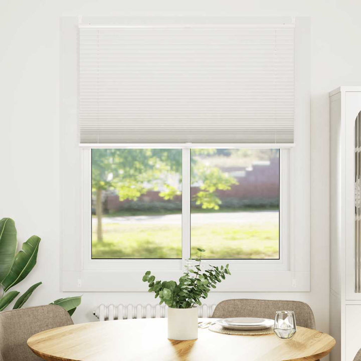 Plisseret blind 110x150 cm hvid