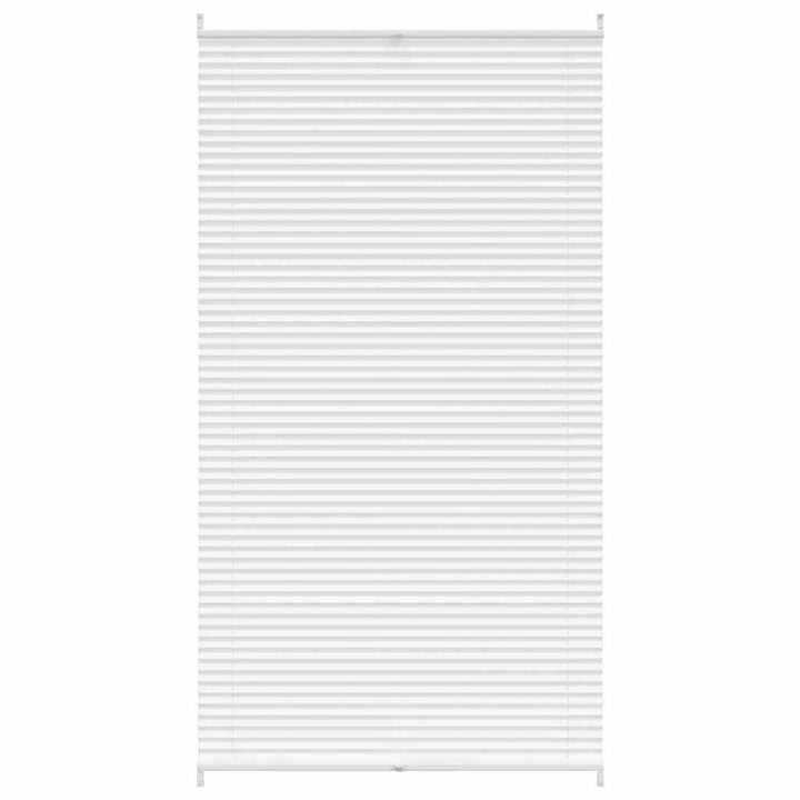 Plisseret blind 110x200 cm hvid