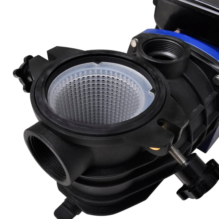 poolpumpe elektrisk 500 W blå