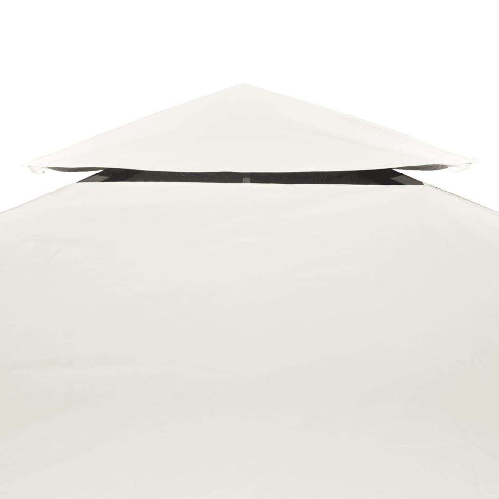 baldakin til pavillon 3x3 m 310 g/m² cremehvid