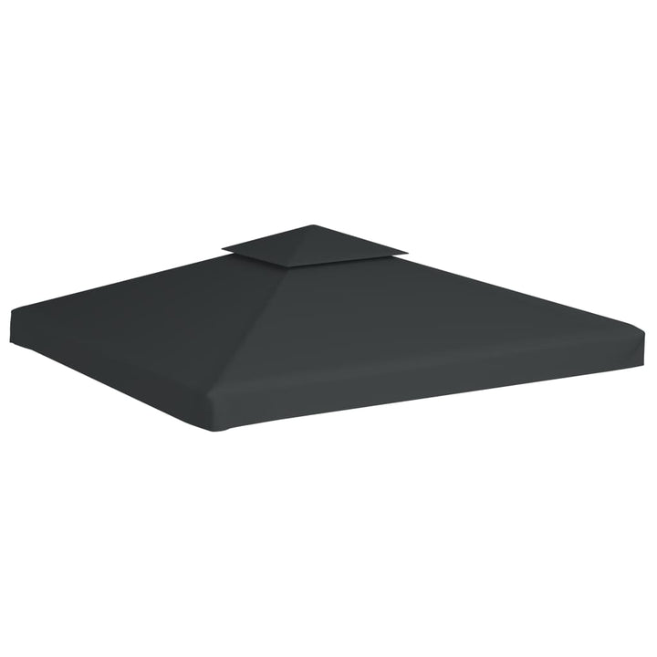 baldakin til havepavillon 3x3 m 310 g/m² mørkegrå