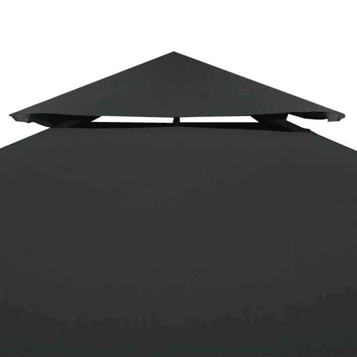 baldakin til havepavillon 3x3 m 310 g/m² mørkegrå