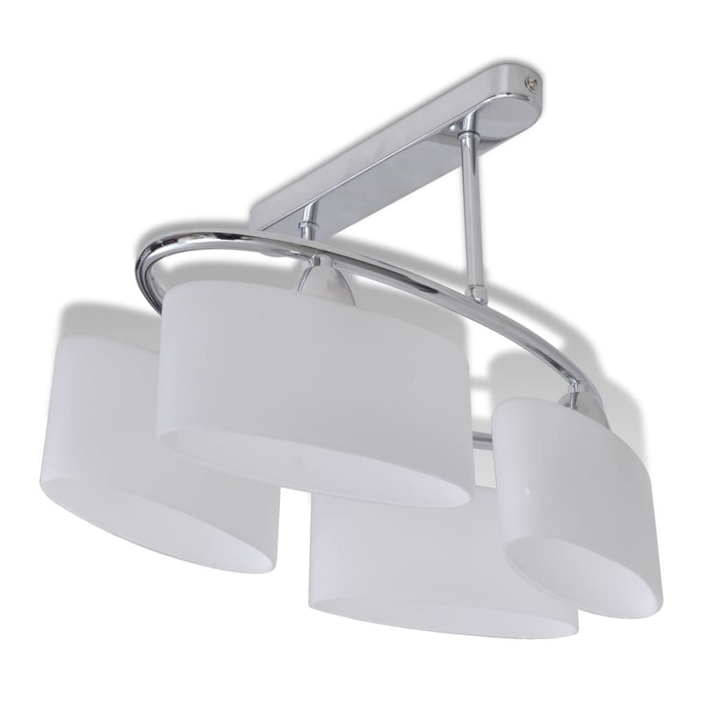 Loft krom med fire lyskilder