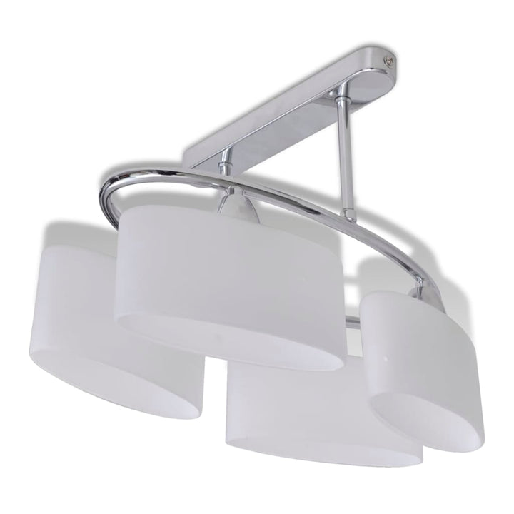 Loft krom med fire lyskilder