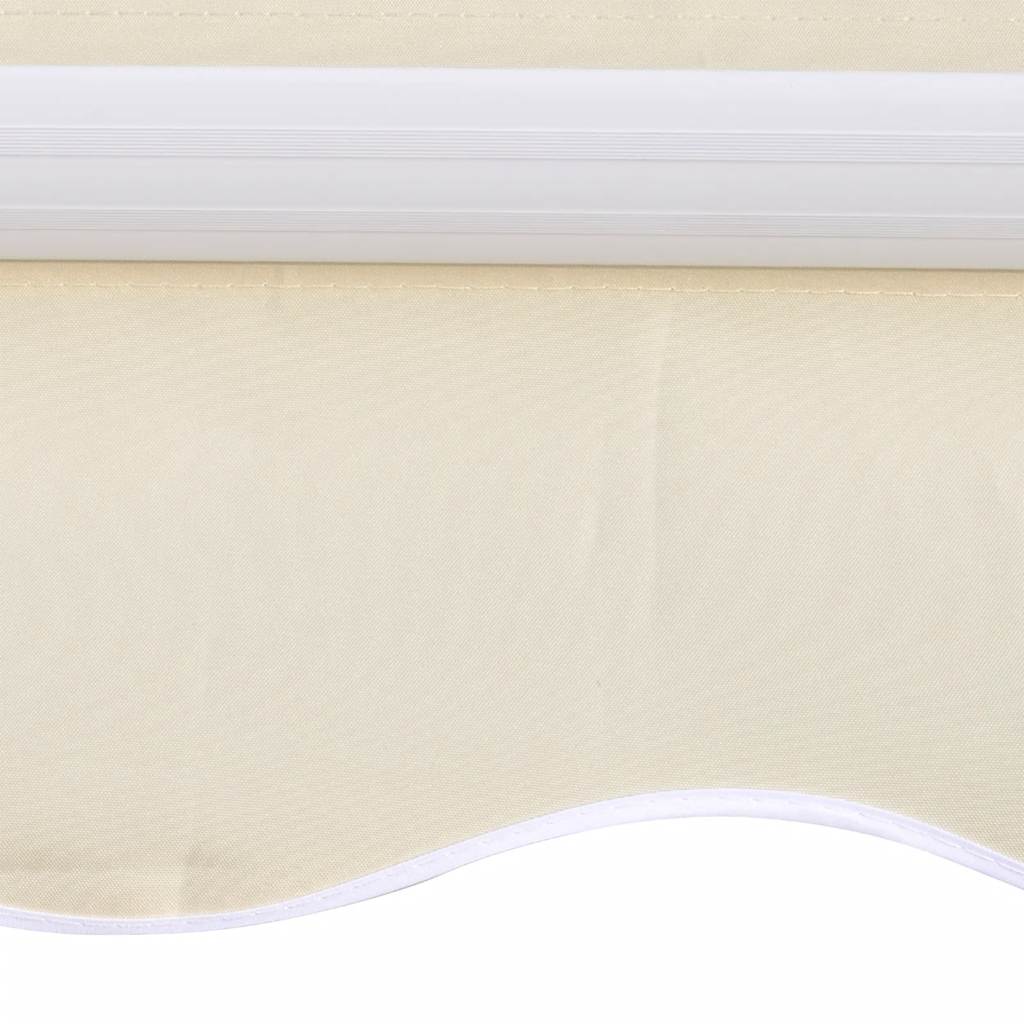 udskiftningsdug til markise 280x245 cm polyester cremefarvet