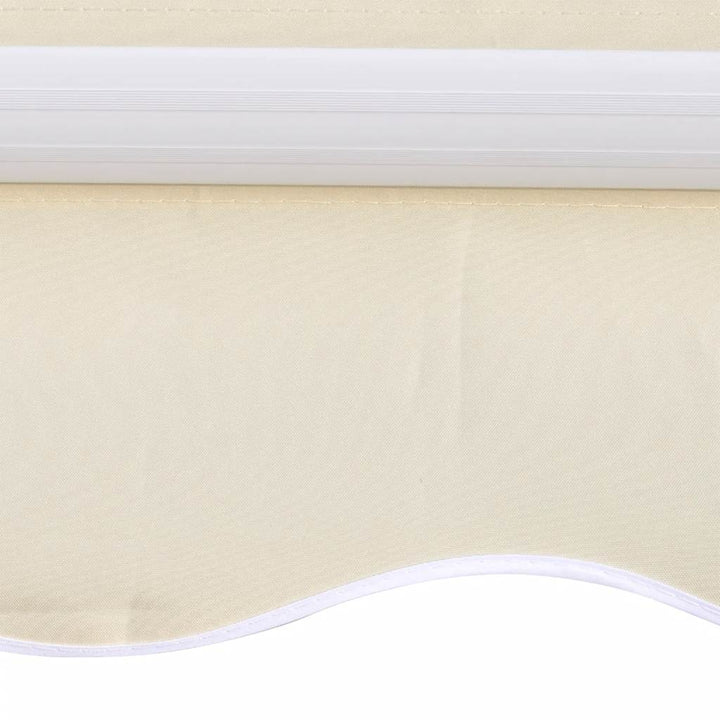 udskiftningsdug til markise 280x245 cm polyester cremefarvet
