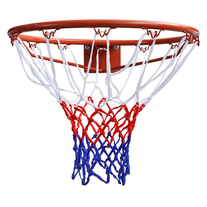 basketballkurvesæt med ring og net 45 cm orange