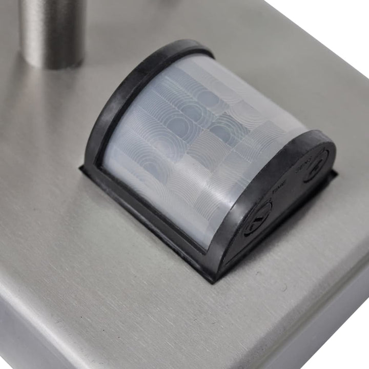 LED væglampe i rustfrit stål *Cylinder formet med sensor*