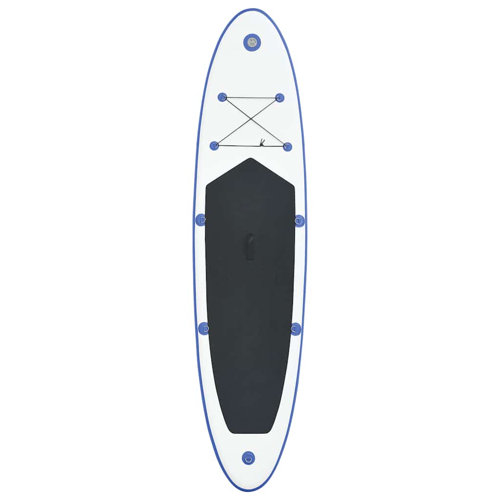 paddleboardsæt SUP oppusteligt blå og hvid