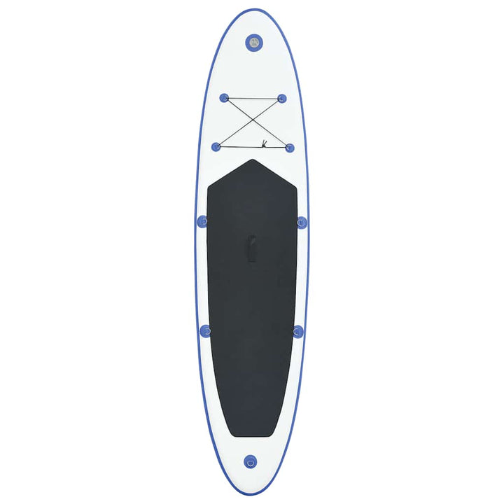 paddleboardsæt SUP oppusteligt blå og hvid