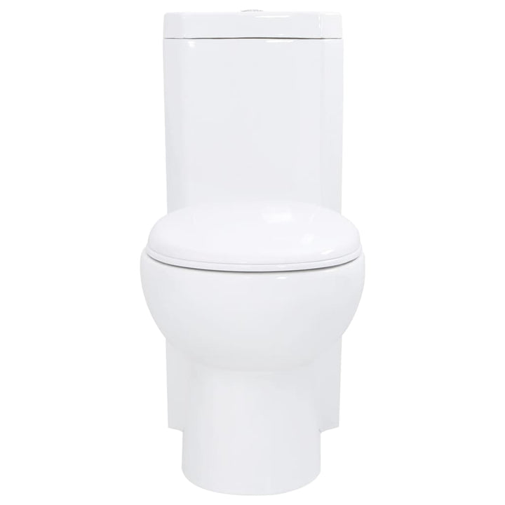 keramisk hjørnetoilet hvid