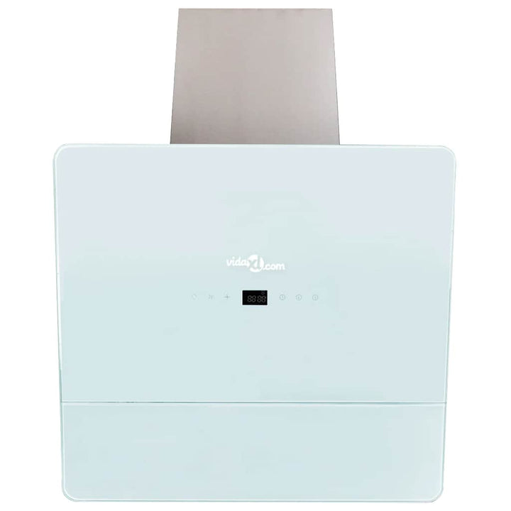 emhætte hærdet glas hvid 600 mm