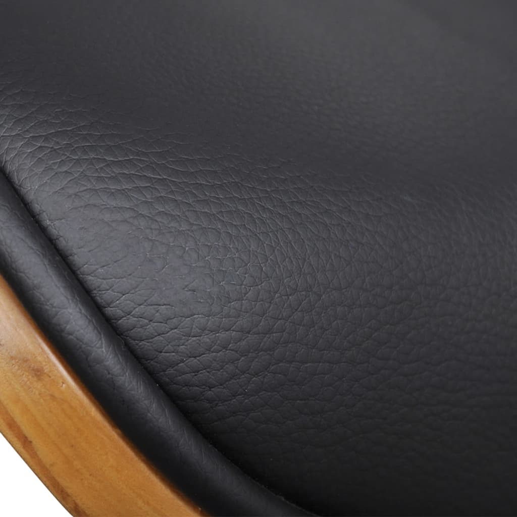 spisebordsstole 4 stk. bøjet træ og  kunstlæder