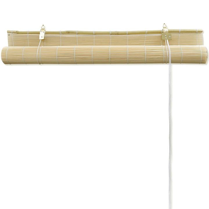 rullegardin 80x160 cm naturlig bambus