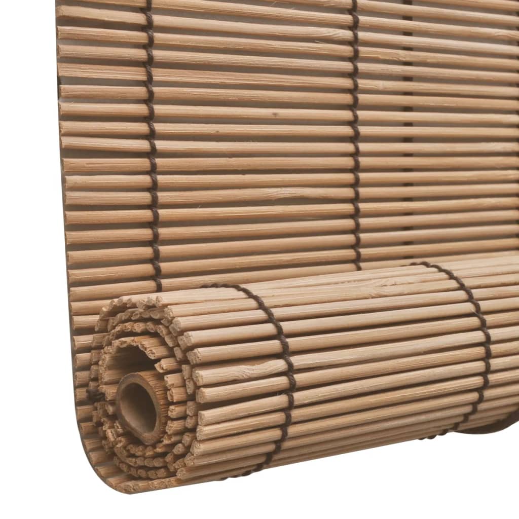 rullegardin 80x160 cm bambus brun