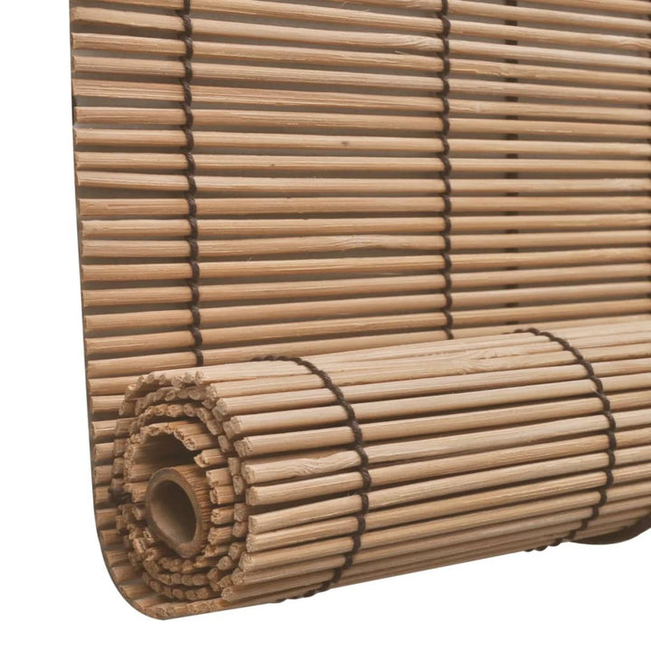 rullegardin 80x160 cm bambus brun