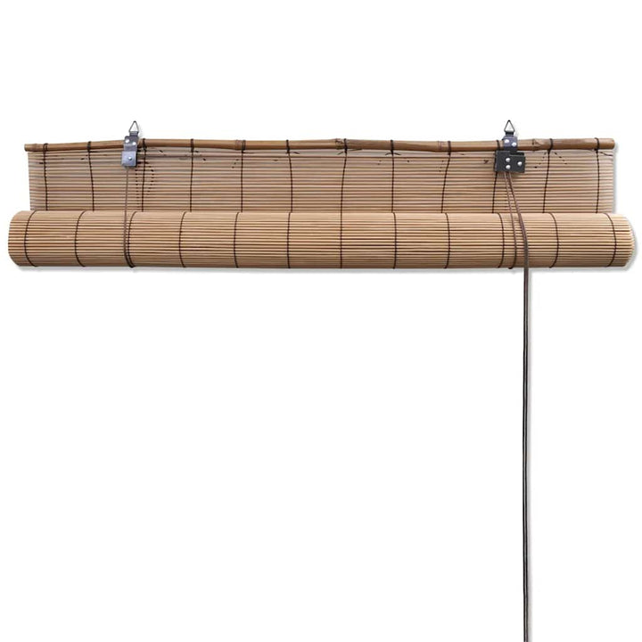 rullegardin 80x160 cm bambus brun