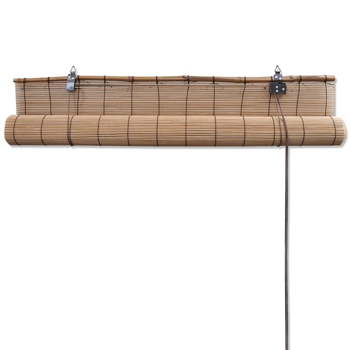 rullegardin 140x160 cm bambus brun