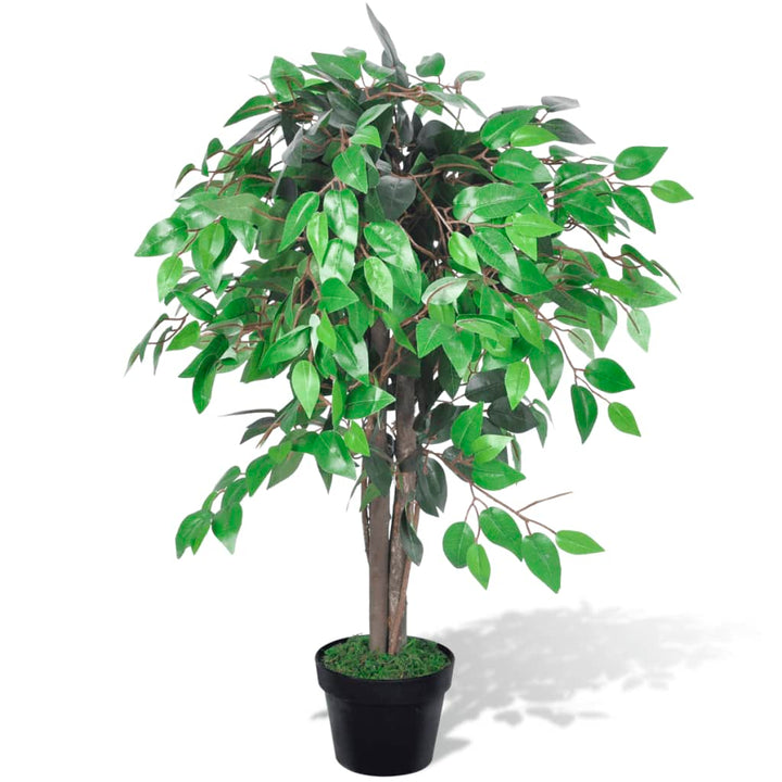 Kunstig Plante Ficus Træ med Potte 90 cm