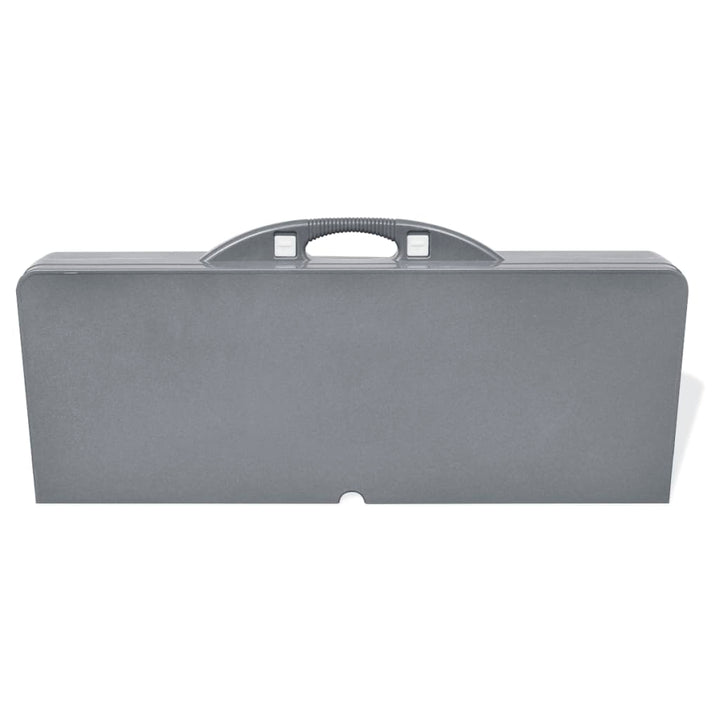 Foldbart campingbordsæt med 4 taburetter i aluminium ekstra let