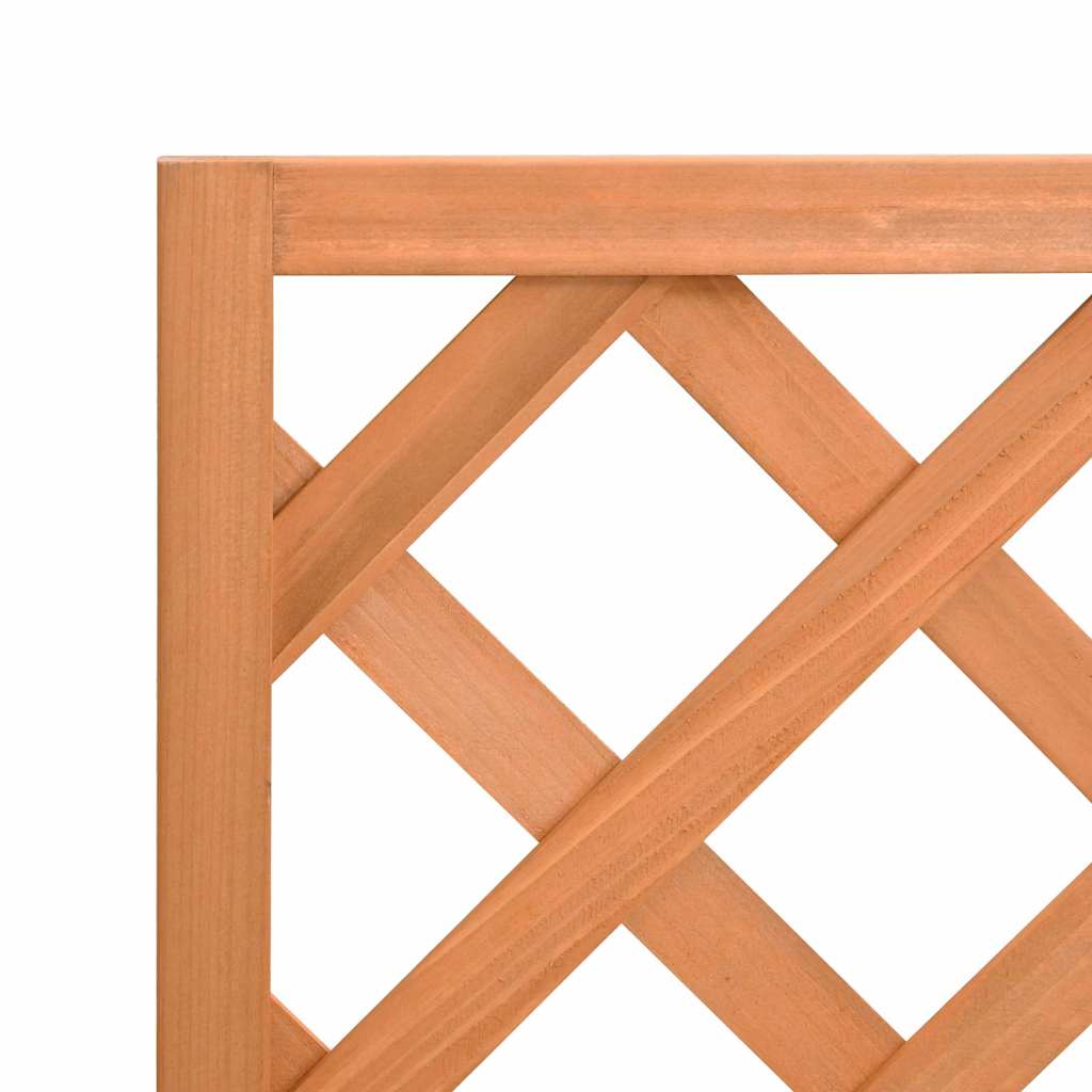 plantekasse med espalier 40x30x135 cm massivt grantræ