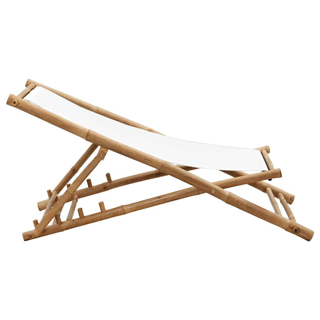 dækstol bambus og lærred