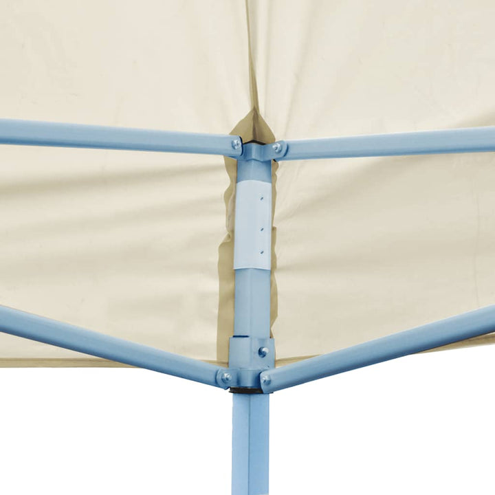 foldbart pop up-festtelt 3 x 6 m cremefarvet