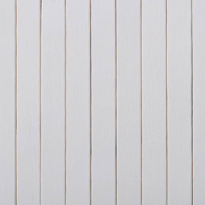 rumdeler bambus bredde 250 cm højde 165 cm hvid