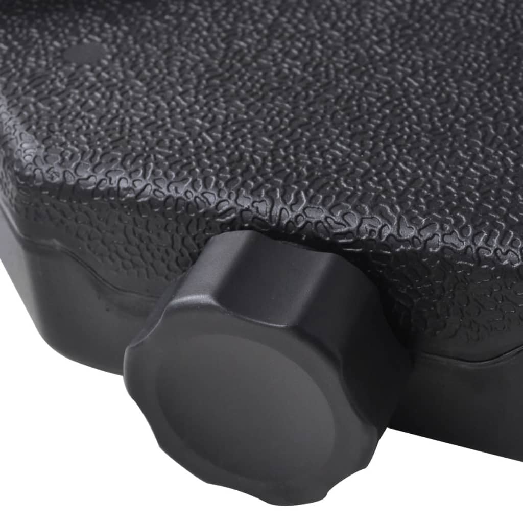 haveparasol med transportabel fod aluminium hvid