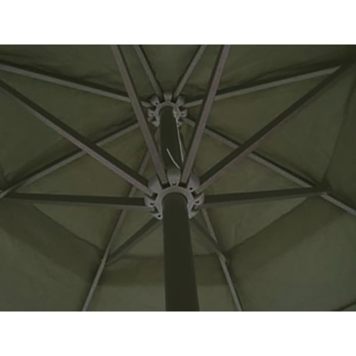 haveparasol m. transportabel fod aluminium grøn