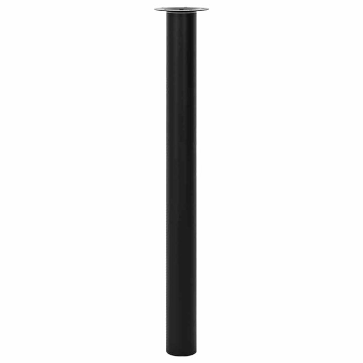 teleskopiske bordben i sort 710 mm - 1100 mm