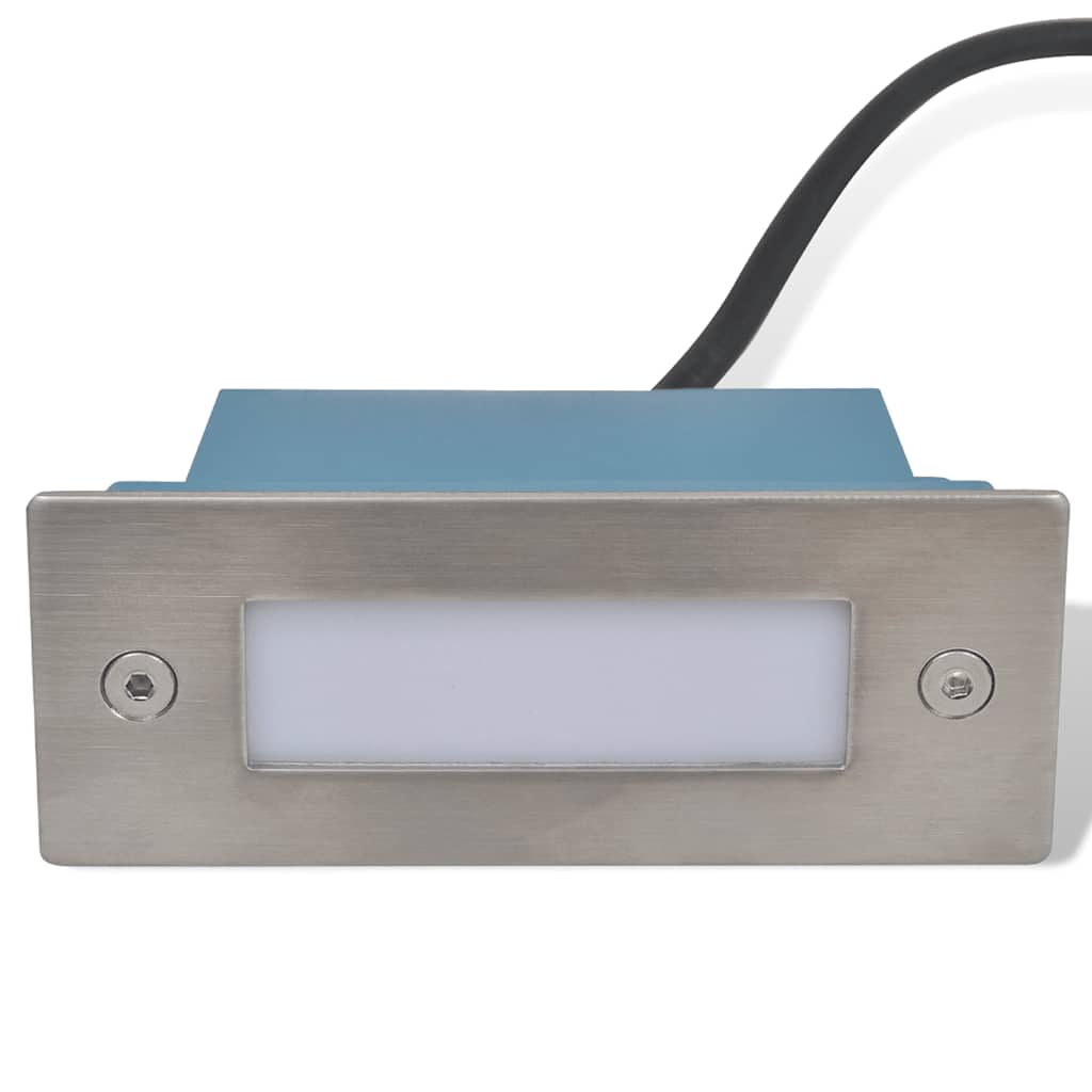 forsænket LED-trappelys 2 stk. 44x111x56 mm