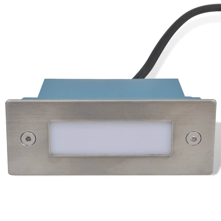 forsænket LED-trappelys 2 stk. 44x111x56 mm