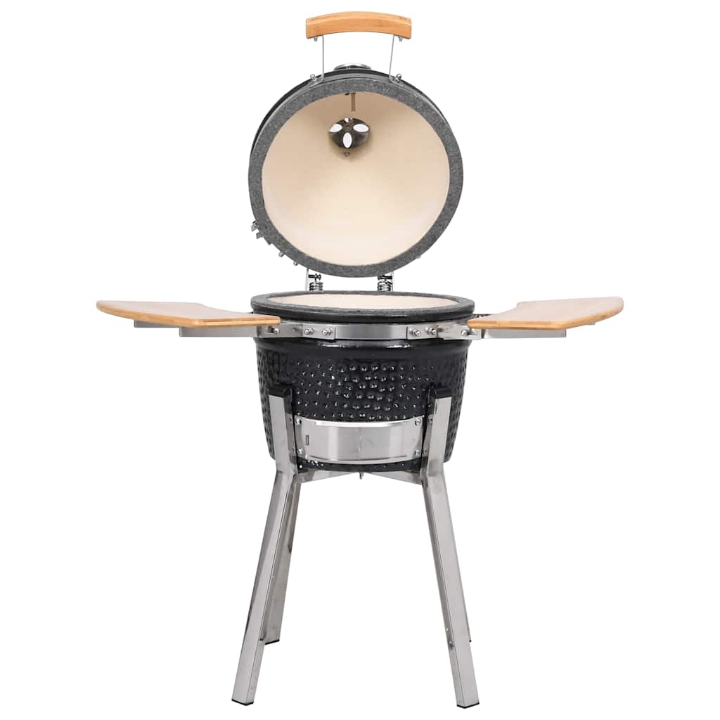 Kamado barbecue grill røgeovn keramisk 33 cm