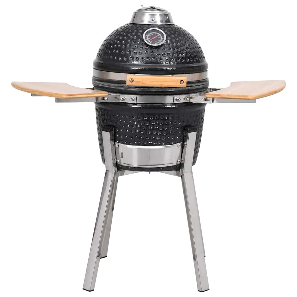 Kamado barbecue grill røgeovn keramisk 33 cm